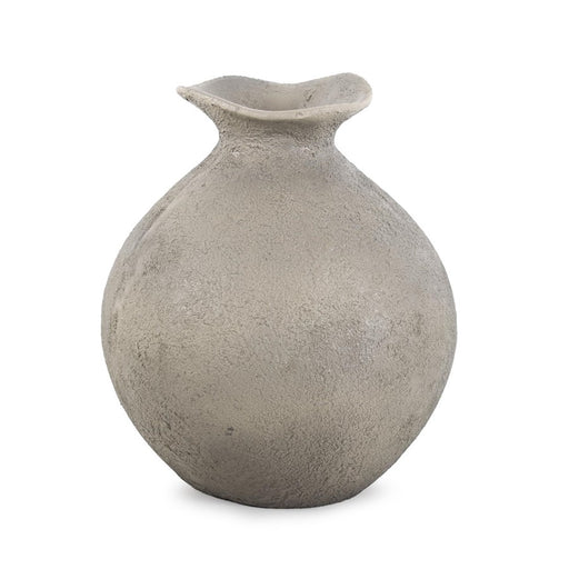Howard Elliott Textured Blanton Taupe Rounde Vase, Taupe - 91168