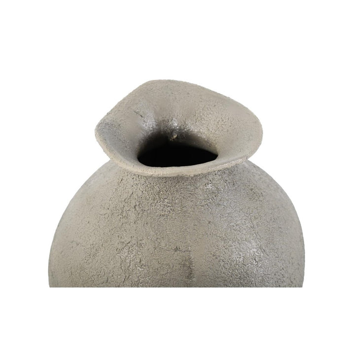 Howard Elliott Textured Blanton Taupe Rounde Vase, Taupe