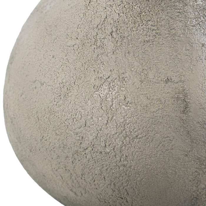 Howard Elliott Textured Blanton Taupe Rounde Vase, Taupe