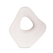 Howard Elliott Saar Abstract White Cloud Vase - 91176