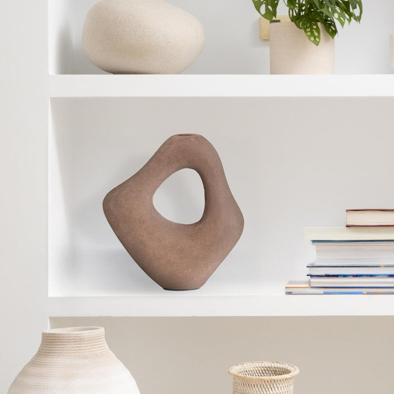Howard Elliott Saar Abstract Desert Sand Vase