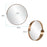 Howard Elliott Intrepid Round Mirror, Brass