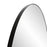 Howard Elliott Van Buren Brushed Black Arched Mirror