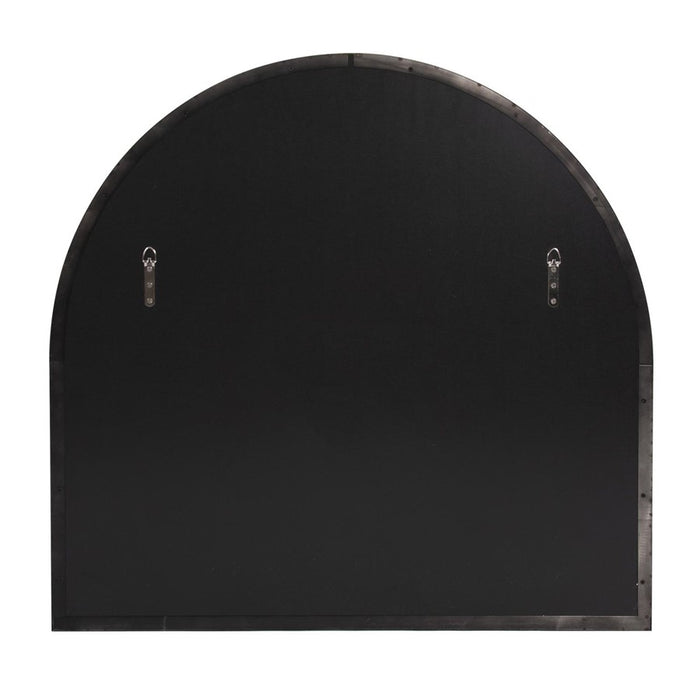 Howard Elliott Van Buren Brushed Black Arched Mirror