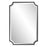 Howard Elliott Hastings Brushed Black Shield Mirror - 94063