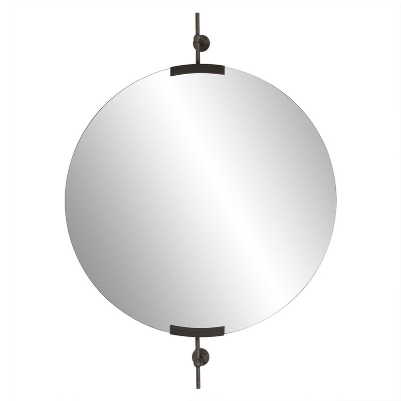 Howard Elliott Wexford Round Mirror, Bronze - 94086