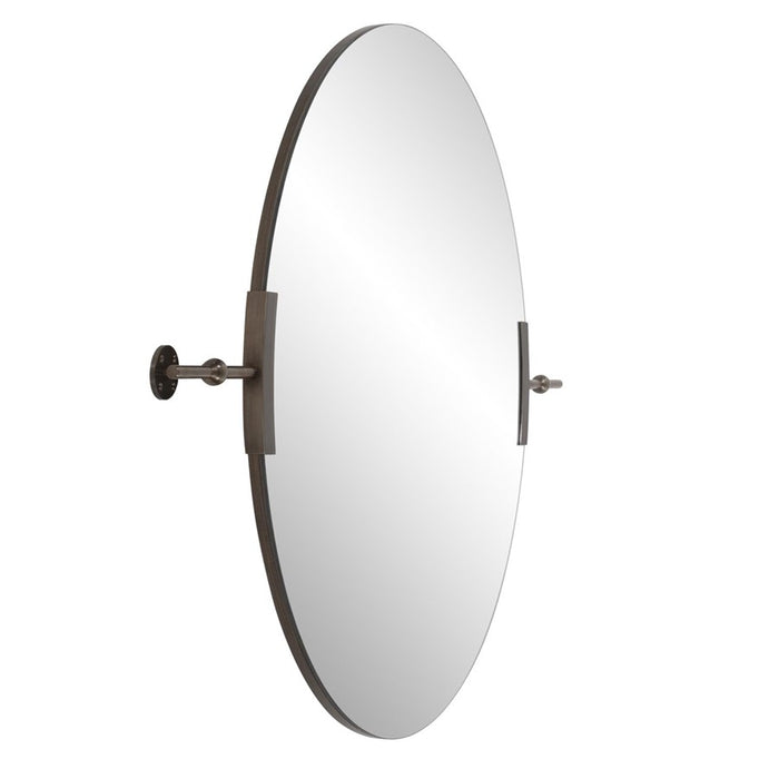 Howard Elliott Wexford Round Mirror, Bronze