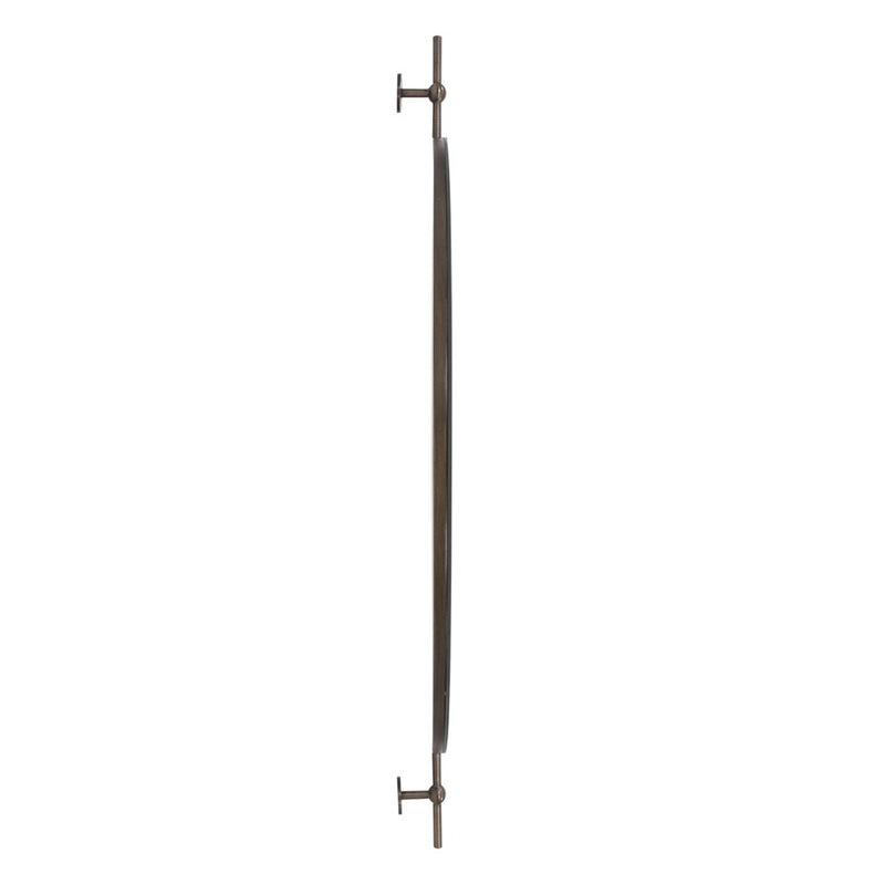 Howard Elliott Wexford Round Mirror, Bronze