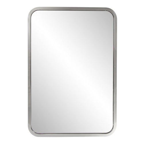 Howard Elliott Simone Rectangular Stainless Steel Mirror, Silver - 94091