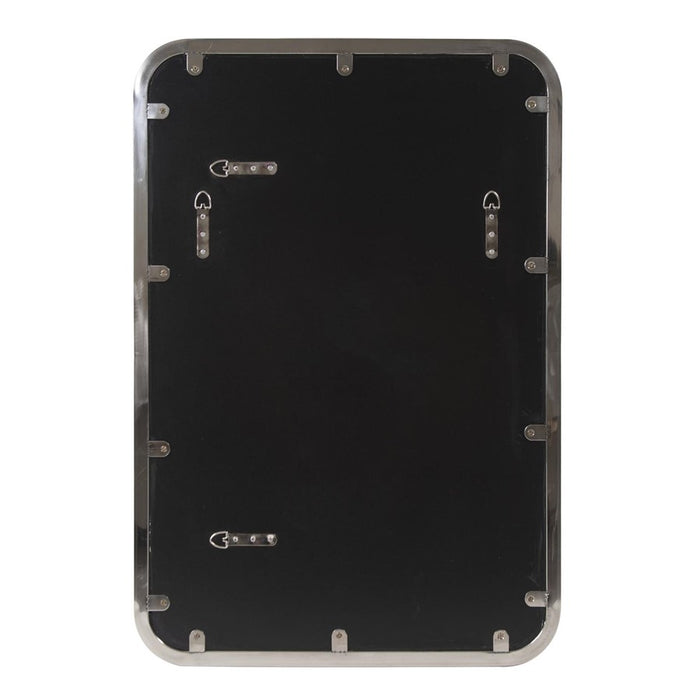 Howard Elliott Simone Rectangular Stainless Steel Mirror, Silver