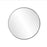 Howard Elliott Stainless Steel Round Mirror, Black - 94095