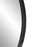 Howard Elliott Stainless Steel Round Mirror, Black