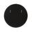 Howard Elliott Stainless Steel Round Mirror, Black