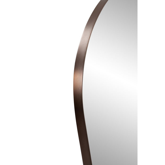 Howard Elliott Van Buren Brushed Brass Arched Mirror