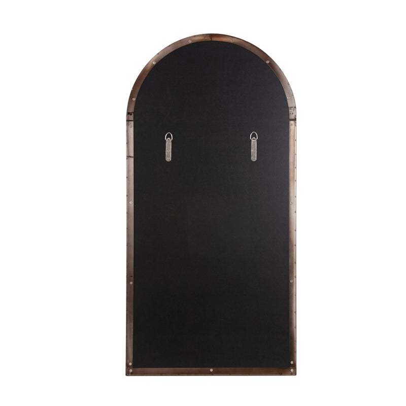 Howard Elliott Van Buren Brushed Brass Arched Mirror