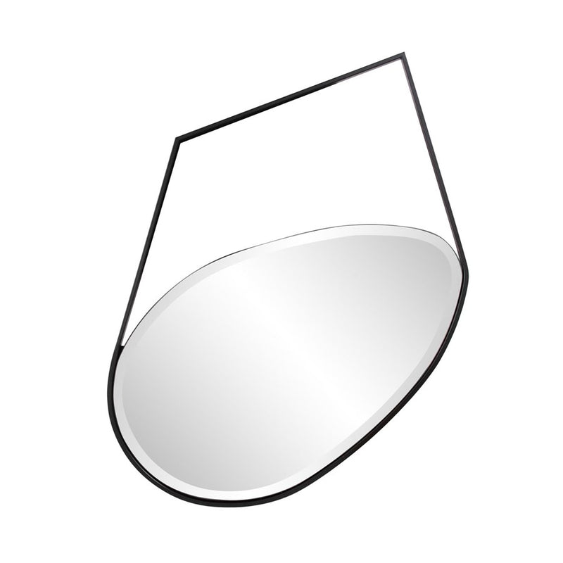 Howard Elliott Hayes Asymmetrical Mirror #2, Matte Black - 94144