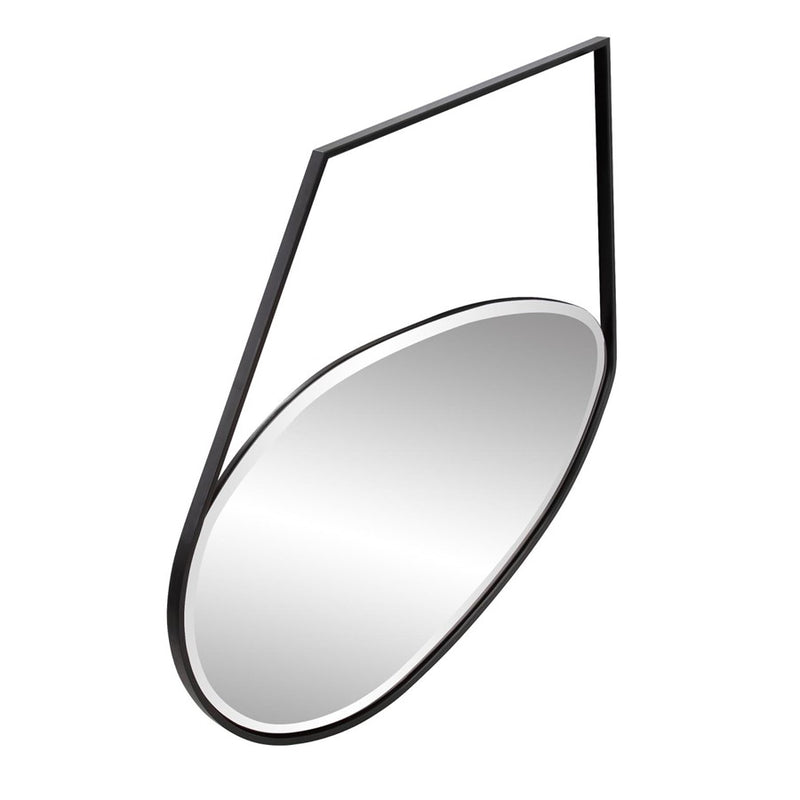 Howard Elliott Hayes Asymmetrical Mirror #2, Matte Black