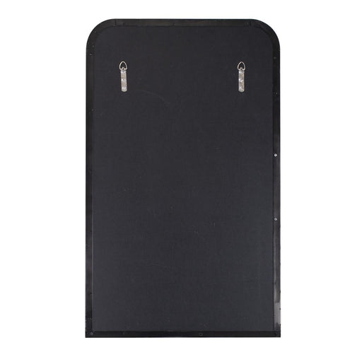 Howard Elliott Pulaski Barber Mirror, Black