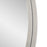 Howard Elliott Steele Polished Silver Round Mirror