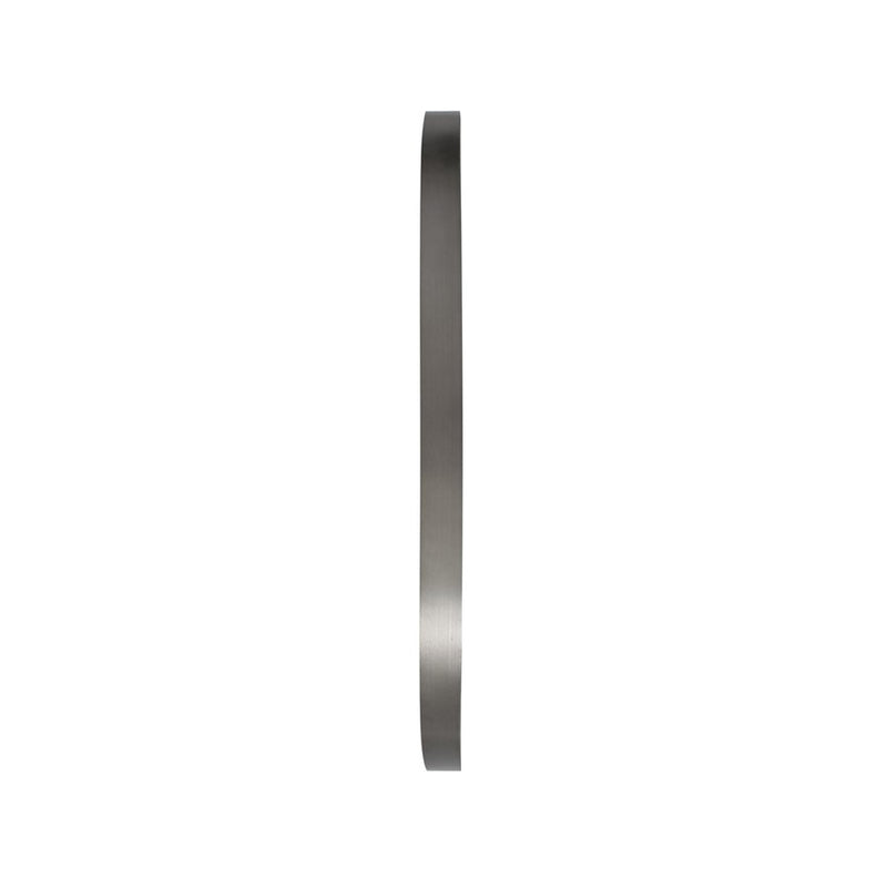 Howard Elliott Steele Oval Mirror, Steel