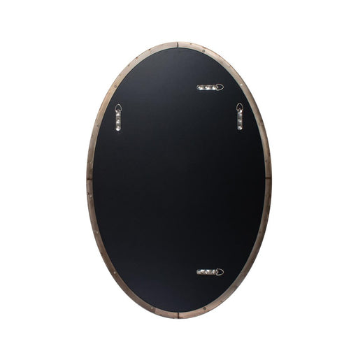 Howard Elliott Steele Oval Mirror, Bronze