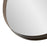 Howard Elliott Steele Oval Mirror, Bronze