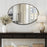 Howard Elliott Steele Oval Mirror, Bronze