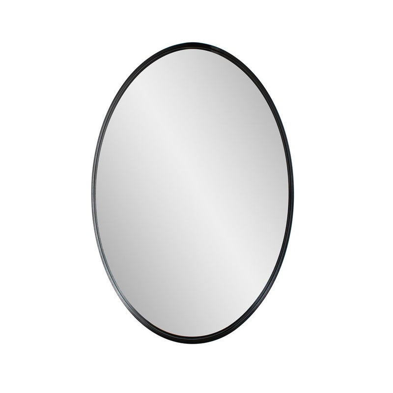 Howard Elliott Steele Oval Mirror, Black - 94202