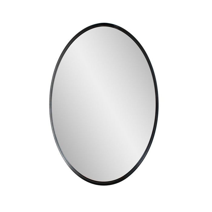 Howard Elliott Steele Oval Mirror, Black - 94202