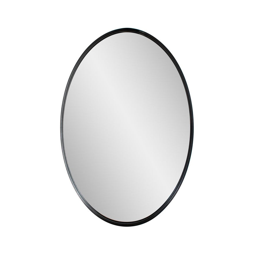 Howard Elliott Steele Oval Mirror, Black - 94202