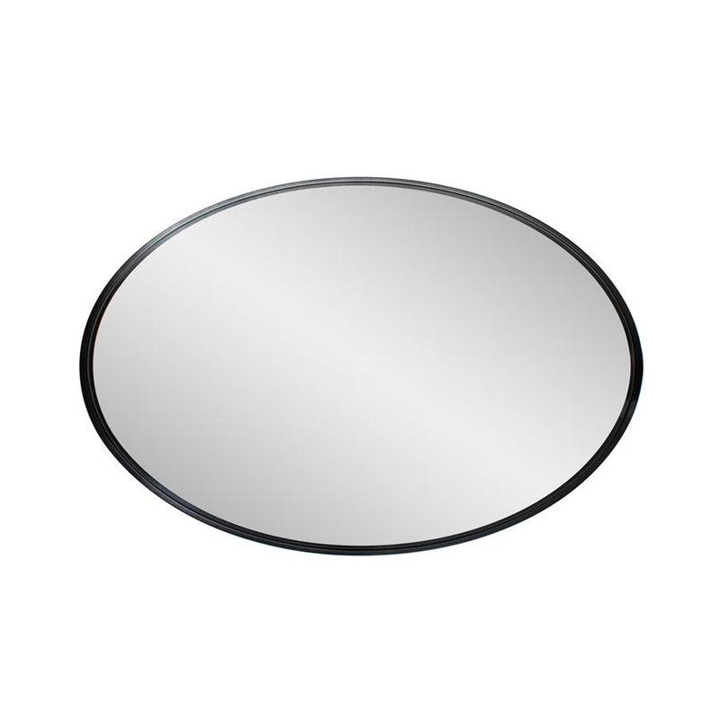 Howard Elliott Steele Oval Mirror, Black