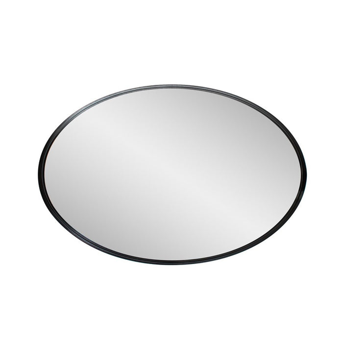 Howard Elliott Steele Oval Mirror, Black