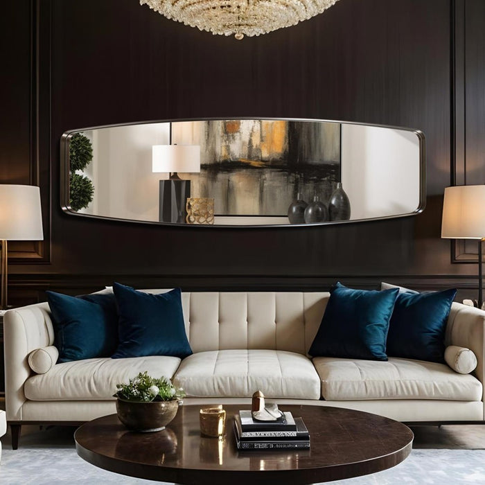 Howard Elliott Steele Dressing Mirror, Brown