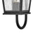 Hinkley Lighting Kingston 1Lt Outdoor Wall Mount, Black/Clear Seedy