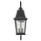 Hinkley Lighting Kingston 2Lt Outdoor Wall Mount, Black/Clear Seedy