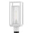 Hinkley Lighting Republic 1Lt Outdoor Post Mount, White/Clear Seedy