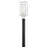 Hinkley Lighting Republic 1Lt Outdoor Post Mount, White/Clear Seedy