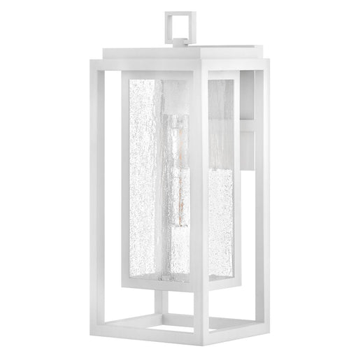 Hinkley Lighting Republic 1Lt Outdoor 16" Wall Mount, White/Clear Seedy