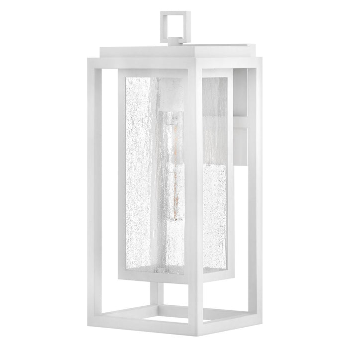 Hinkley Lighting Republic 1Lt Outdoor 16" Wall Mount, White/Clear Seedy