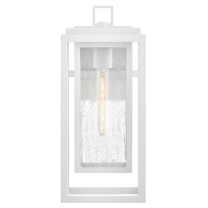 Hinkley Lighting Republic 1Lt Outdoor 16" Wall Mount, White/Clear Seedy