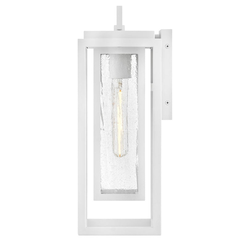 Hinkley Lighting Republic 1Lt Outdoor 16" Wall Mount, White/Clear Seedy