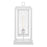 Hinkley Lighting Republic 1Lt Outdoor Pier Mount/8W, White/Clear Seedy