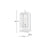 Hinkley Lighting Republic 1Lt Outdoor Pier Mount/8W, White/Clear Seedy