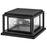 Hinkley Lighting Republic 2Lt Outdoor Pier Mount/8W, Black/Clear Seedy