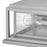 Hinkley Lighting Republic 2Lt Outdoor Pier Mount/8W, Nickel/Clear Seedy