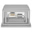 Hinkley Lighting Republic 2Lt Outdoor Pier Mount/8W, Nickel/Clear Seedy