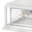 Hinkley Lighting Republic 2Lt Outdoor Pier Mount/8W, White/Clear Seedy