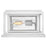 Hinkley Lighting Republic 2Lt Outdoor Pier Mount/8W, White/Clear Seedy