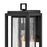 Hinkley Lighting Republic 1 Light Outdoor Wall Mount, Black/Clear Seedy