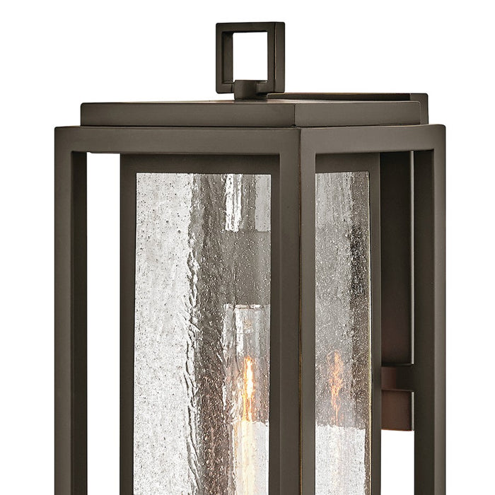 Hinkley Lighting Republic 1Lt Outdoor Wall Mount, Bronze/Clear Seedy